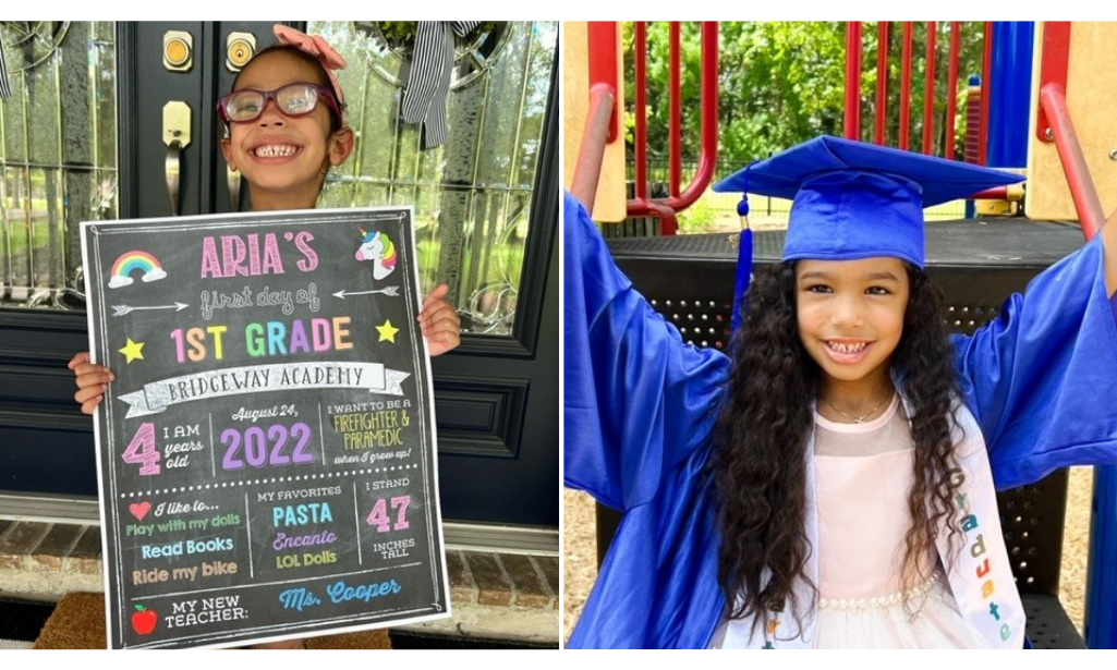 Back-to-School Student Spotlight: Aria Cook, a 1st-Grader Wise Beyond Her Years